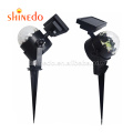 Shinedo RGB Solar Garden Spot Motor Lawn LED Christmas Party Light